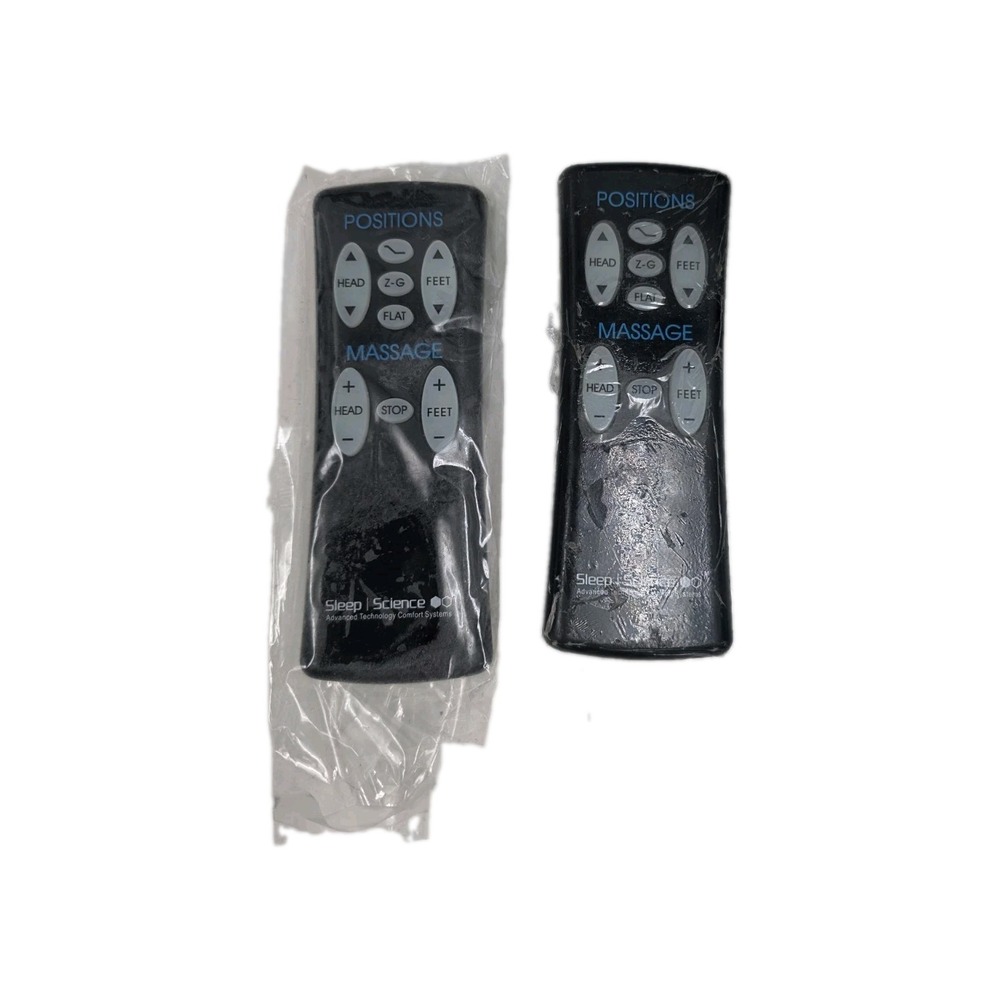2pc Sleep Science (AB Style) Adjustable Base Wireless Remote.  stick!